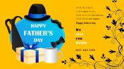 fathers day PowerPoint template download slide